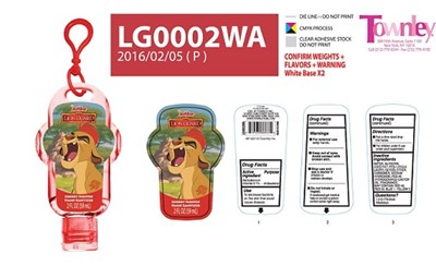 label - Lion guard   LG0002WA   Label